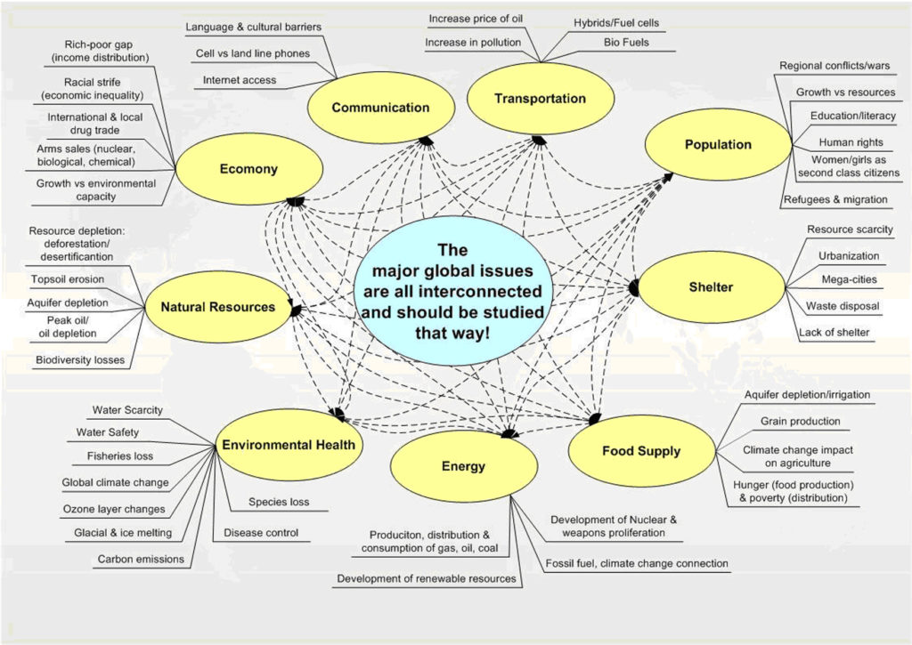 major global issues diagram lg